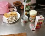 舞茸と鯖のトマト100%ジュースグラタン作り方1写真