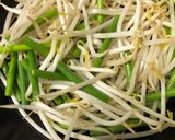 鶏むね肉とニンニクの芽のぽん酢炒め作り方6写真