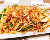 鶏むね肉とニンニクの芽のぽん酢炒め作り方8写真