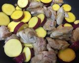鶏肉とさつまいものほっくり煮♪作り方2写真