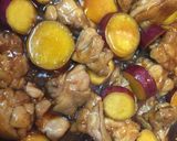 鶏肉とさつまいものほっくり煮♪作り方4写真