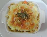 レトルトカレー野菜のっけライスグラタン作り方4写真