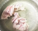 豚しゃぶと貝割れ大根の梅和え作り方1写真