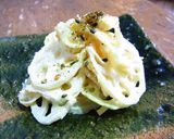さきいかとレンコンのからしマヨ和え☆作り方3写真