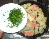 鮭とじゃが芋の塩バター煮♪簡単生臭みなし作り方9写真