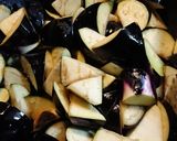 茄子炒め醤油味作り方2写真
