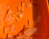 桃の缶詰の汁で美味しい簡単 レンジで寒天作り方4写真
