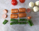 お楽しみ朝食・°＊モーニング串パン＊°・作り方2写真