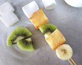 お楽しみ朝食・°＊モーニング串パン＊°・作り方7写真