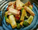 パリパリ♥彩り食材のワンタン巻き作り方12写真