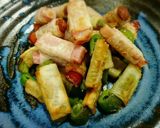 パリパリ♥彩り食材のワンタン巻き作り方12写真