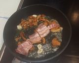ジロール(あんず茸)のクリームパスタ作り方4写真