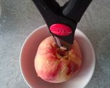 まるごと桃パフェ作り方1写真