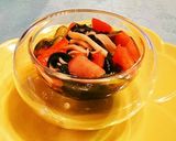 トマト&ワカメ&胡瓜&カニかまの酢の物作り方5写真
