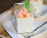桃と甘酒の豆乳杏仁ゼリー作り方7写真