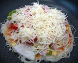 【アレンジ】そうめんDEピザ作り方3写真