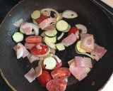 細切り食パンのピザ風＋キッシュ風♡作り方10写真