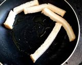 細切り食パンのピザ風＋キッシュ風♡作り方4写真