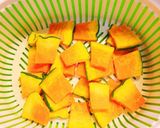 レンジで簡単♡南瓜の胡麻酢和え作り方3写真