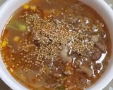 カップラーメンで担々麺作り方2写真