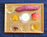 さつまいもとリンゴのクリーミーきんとん作り方1写真