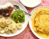 クレープ生地をカルピスホイップで♡作り方3写真