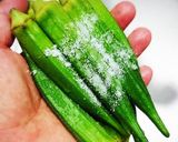 おつまみに♪焼きオクラ作り方1写真