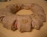 ✿全粒粉で胡桃入りベーコンエピ✿作り方6写真