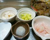 犬ご飯　鶏とうりの葛かけ作り方1写真