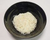 ぶっかけそうめん～蒸し鶏のサラダ風作り方5写真