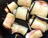 豚バラ肉の茄子巻き♫作り方3写真