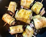 豚バラ肉の茄子巻き♫作り方4写真