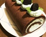 チョコミントロールケーキ作り方7写真