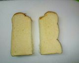 至福の美味さ！☆シュガーバタートースト☆作り方1写真