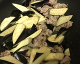 茄子の金山寺味噌炒め作り方7写真