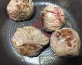 横浜発♡チーズインすき焼き肉巻きポテト作り方5写真