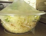 レンジで簡単　おろしのっけレタス焼きそば作り方5写真