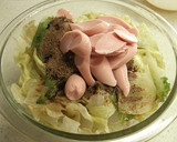 レンジで簡単　おろしのっけレタス焼きそば作り方6写真
