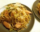 レンジで簡単　おろしのっけレタス焼きそば作り方9写真