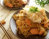 レンジで簡単　おろしのっけレタス焼きそば作り方11写真