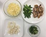 韓国チヂミ風　チーズ鶏餅作り方2写真
