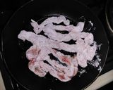 疲れたお腹を温める ニンニク豚肉生姜焼き作り方2写真
