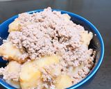 フライパンで簡単！じゃが芋とひき肉の煮物作り方6写真