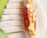 朝は焼くだけ！ちくわタルタルコーンパン作り方7写真