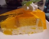 マンゴーのムース風ケーキ♡マンゴーゼリー作り方18写真