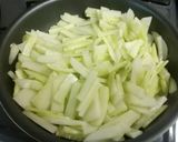 おばけキュウリの炒め物作り方4写真