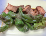 唐辛子と厚揚げのタレ焼き（焼き肉用）作り方6写真