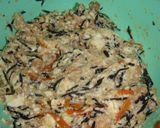豆腐ハンバーグ～ひじきの煮物を使って～作り方2写真