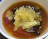 トマトとナスの夏野菜コンソメスープ作り方7写真