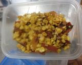 とうもろこし、カツオ節のバター醤油ご飯作り方15写真